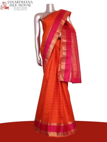Pure Handloom Kanjeevaram Silk Saree